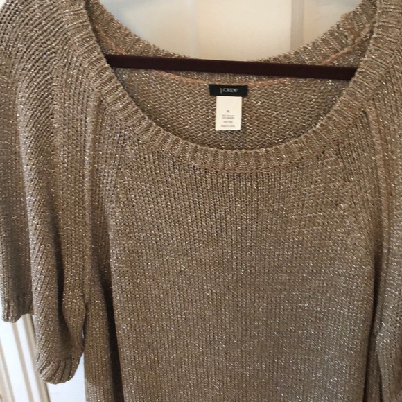 Metallic/viscose top J Crew - Picture 3 of 3